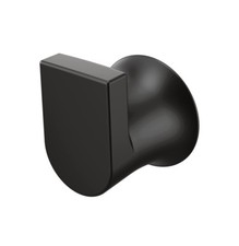 MOEN Genta Single Robe Hook In BH3803BL In Matte Black Scuffs