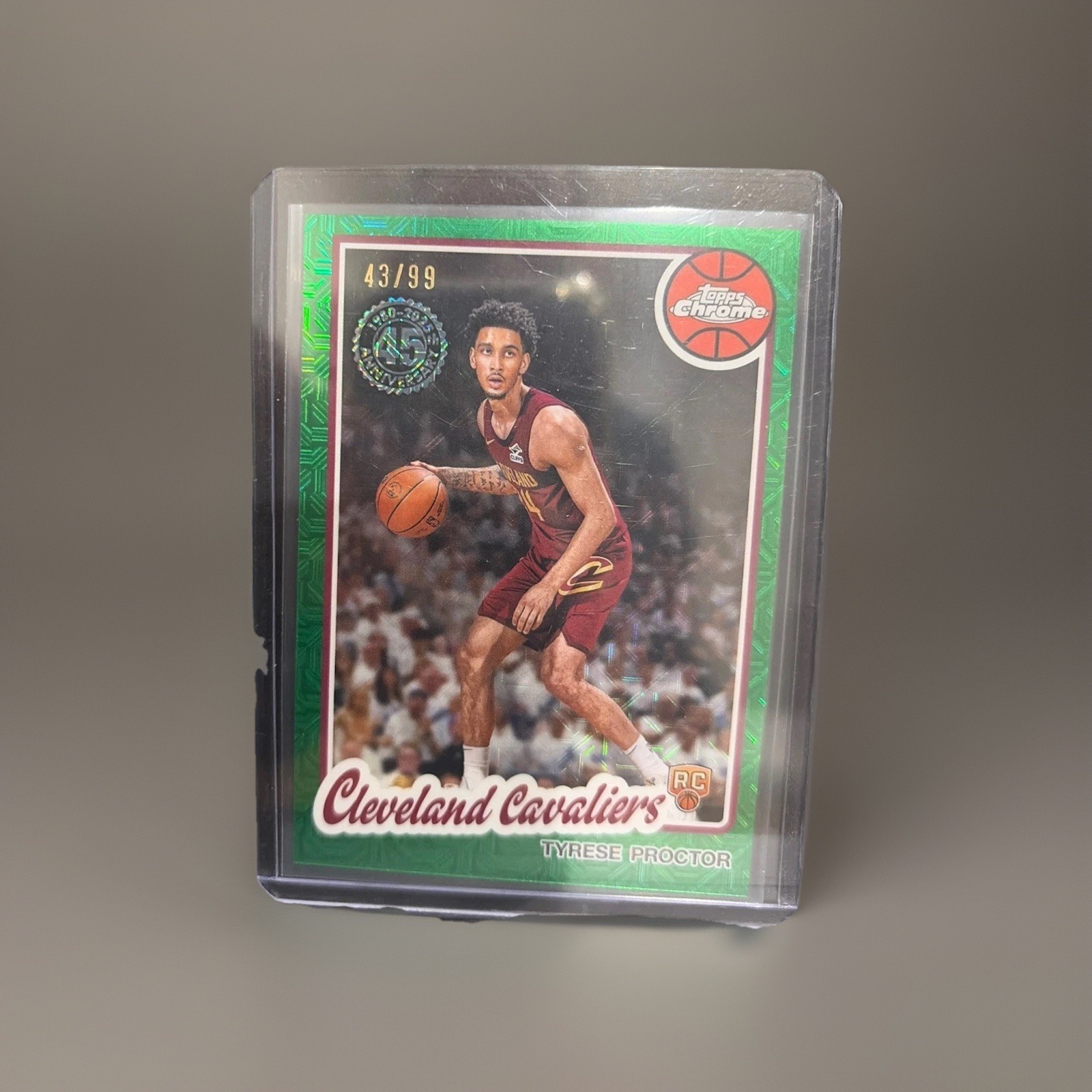 2025 TOPPS SILVER PACK 1980-81 TOPPS CHROME BASKETBALL TYRESE PROCTOR GREEN /99