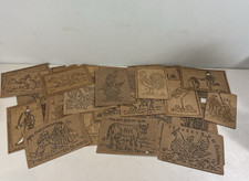 50 Antique Punched Paper Drawing Stencils