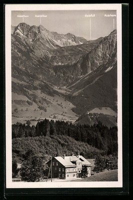 Sigiswang near Sonthofen, Cafe-Pension Sigisfried, Postcard 