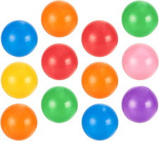 Replacement Balls, Compatible with Vtech, 12 Pieces 1.57 Inch Thick Multi