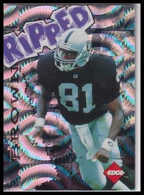 1997 Collector's Edge Masters Tim Brown Oakland Raiders Ripped