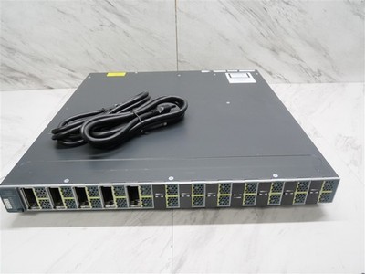 Cisco WS-C3560E-12D-E 12-Port Gb Ethernet Network Switch w/ 2 x PSU!