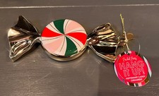 Peppermint Candy Large Christmas Ornament, New