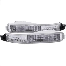 ANZO 511007 Honda Accord 92-93 Parking Signal Lights Chrome Clear