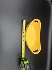 4 Rachael Ray Oval 7 Inch Mustard Yellow Ramekins, Baking Dishes. Excellent