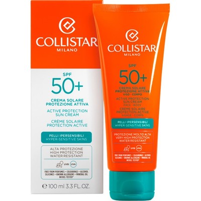 8015150260978 Collistar Active Protection Sun Cream SPF50+ krem do opalania prze