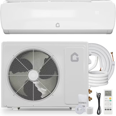 Garvee Mini Split Air Conditioner 9000 BTU Heat Pump 115V Energy Efficient