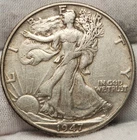 1947 D Walking Liberty Half Dollar - 90% Silver - Great For Albums - WL-4728d