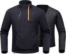 Giacca Moto Uomo Donna Conforme CE Tutte Le Stagionicon Con Spalline E Gomitiere