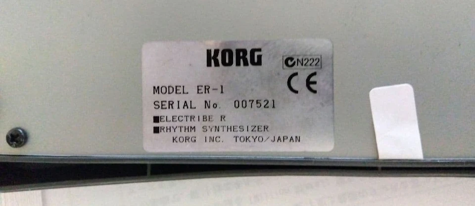 Korg Electribe ER-1 Rhythm Synthesizer Drum Machine Ships Tested Japan Used F/S - Image 3 of 4