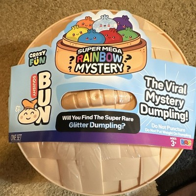 RMS International Squishy Mystery Dumpling Squeeze Toy, Beige Plastic