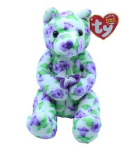 Ty Beanie Baby Corsage - MWMT (Bear w/ Flowers)