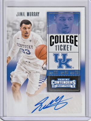 2016 Panini Contenders Draft Picks Jamal Murray RC Auto #103