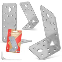 Winkelverbinder Montagewinkel 90X50X55 Lochplattenwinkel VerstäRkter Bauwinkel