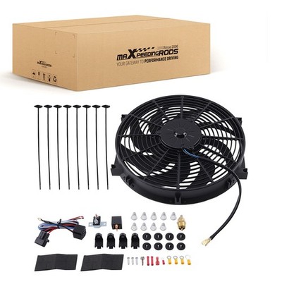 14 Inch Engine Radiator Cooling Fan 12V 90W Electric Universal