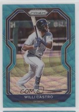 2021 Panini Prizm Tier III Teal Wave Prizm Willi Castro #234 0hk3