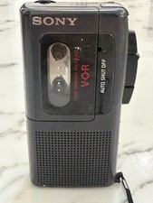 Vintage Sony M-507V Microcassette Recorder VOR Voice Operated Japan As Is