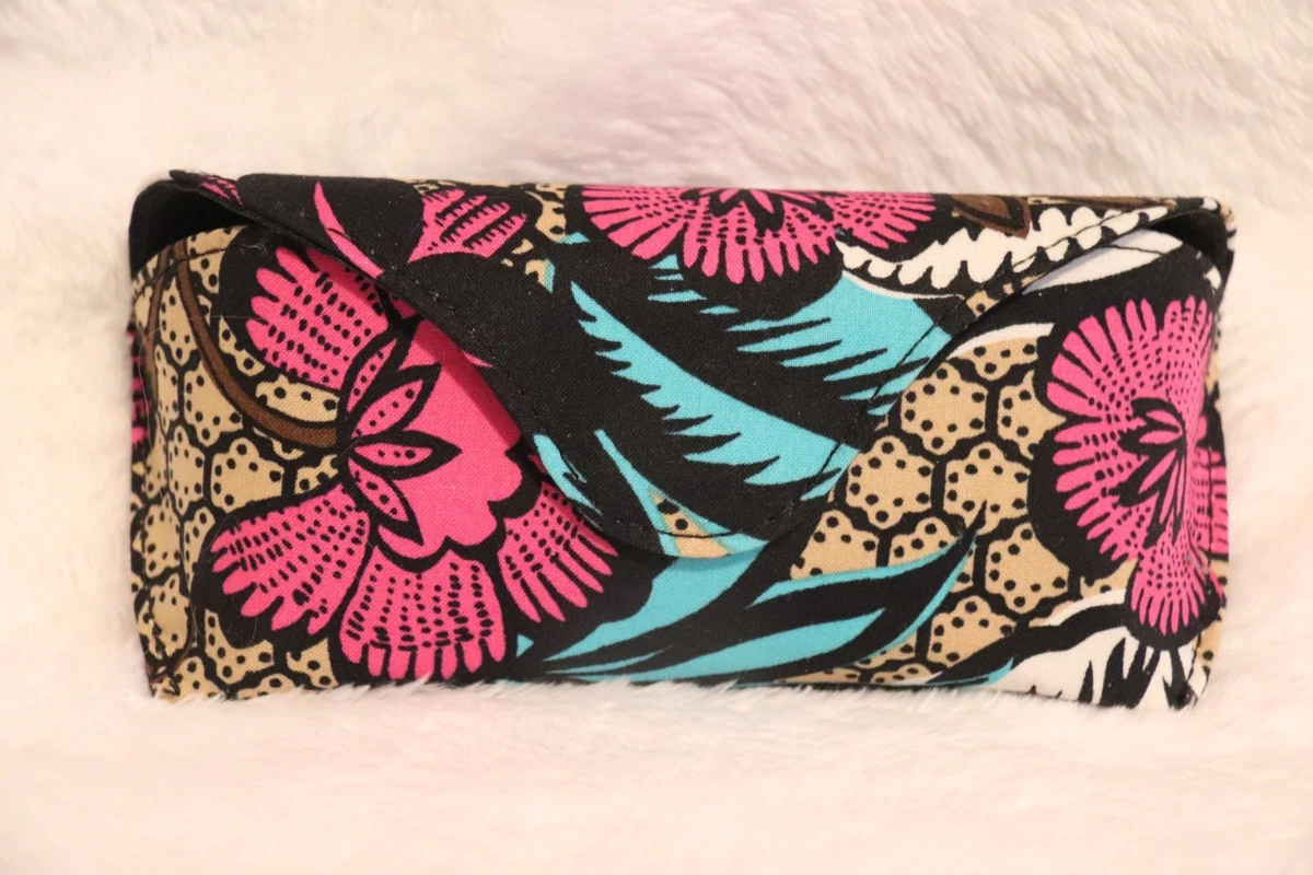 Hard Shell Eyeglasses Case, Retro Print Large Sunglasses Case, Magnetic Flip Hand-painted Floral Eyeglass Case, Protective Sunglasses  main image 3