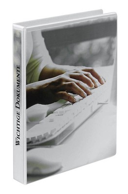 10 Esselte Präsentationsringbücher 4-Ringe weiß 3,8 cm DIN A4