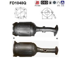 DPF Rußpartikelfilter Dieselpartikelfilter AS FD1048Q Siliziumcarbid für NISSAN
