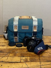 Canon EOS Rebel X 35mm Film Camera  35-80mm EF Zoom Lens w/ Carry Bag Works