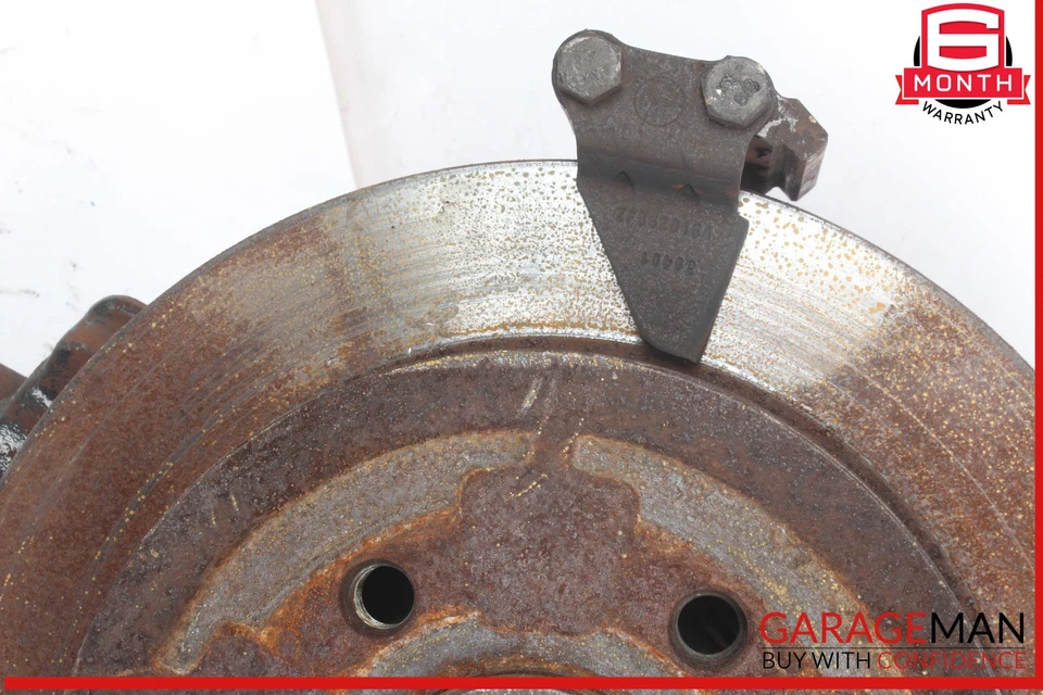 98-05 Mercedes W163 ML320 Buje de nudillo de husillo lateral trasero izquierdo con disco de rotor OEM Foto 4 de 4