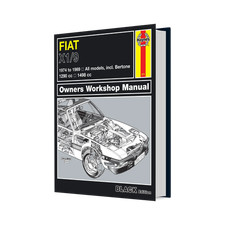 Fiat X1/9 (1974-1989) Haynes Repair Manual - Premium Hardback Edition