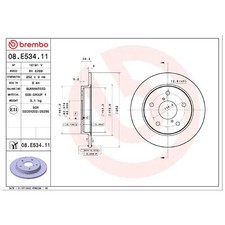 2x Bremsscheibe hinten für Suzuki Swift 5 AZ | 26214386