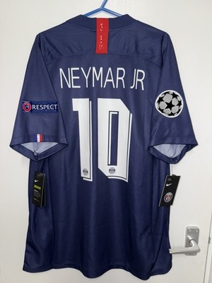 Brandneu mit Etikett PSG 2019/20 Heimtrikot Neymar Jr 10 Fußballtrikot Nike UCL Authentic.