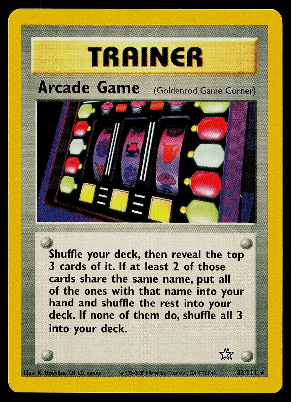 Pokemon Card - Arcade Game Neo Genesis 83/111 Rare