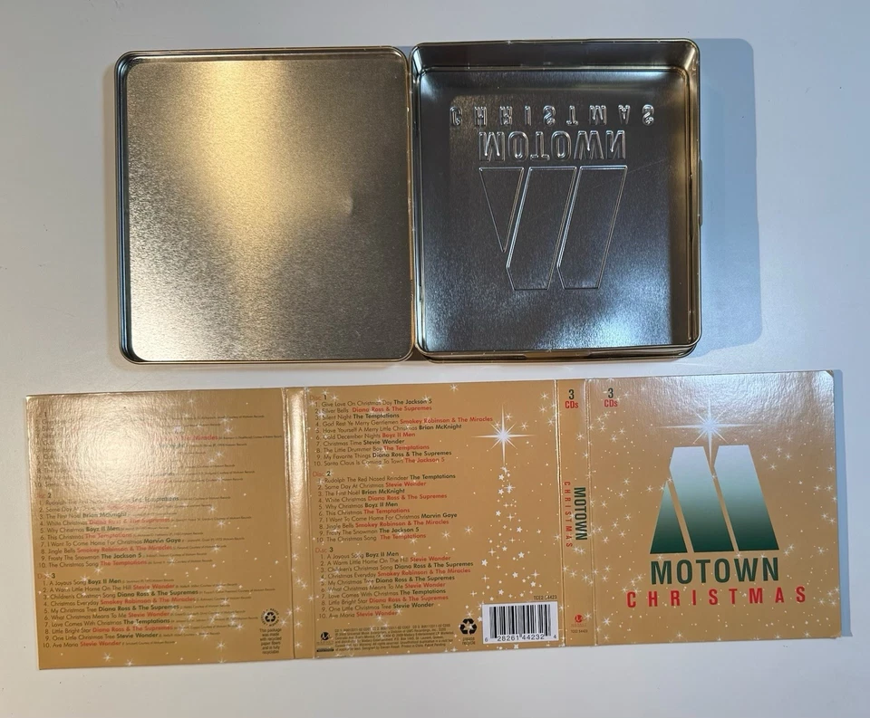 MOTOWN CHRISTMAS Holiday Music 3 CD Set Collector Edition - Image 3 of 4