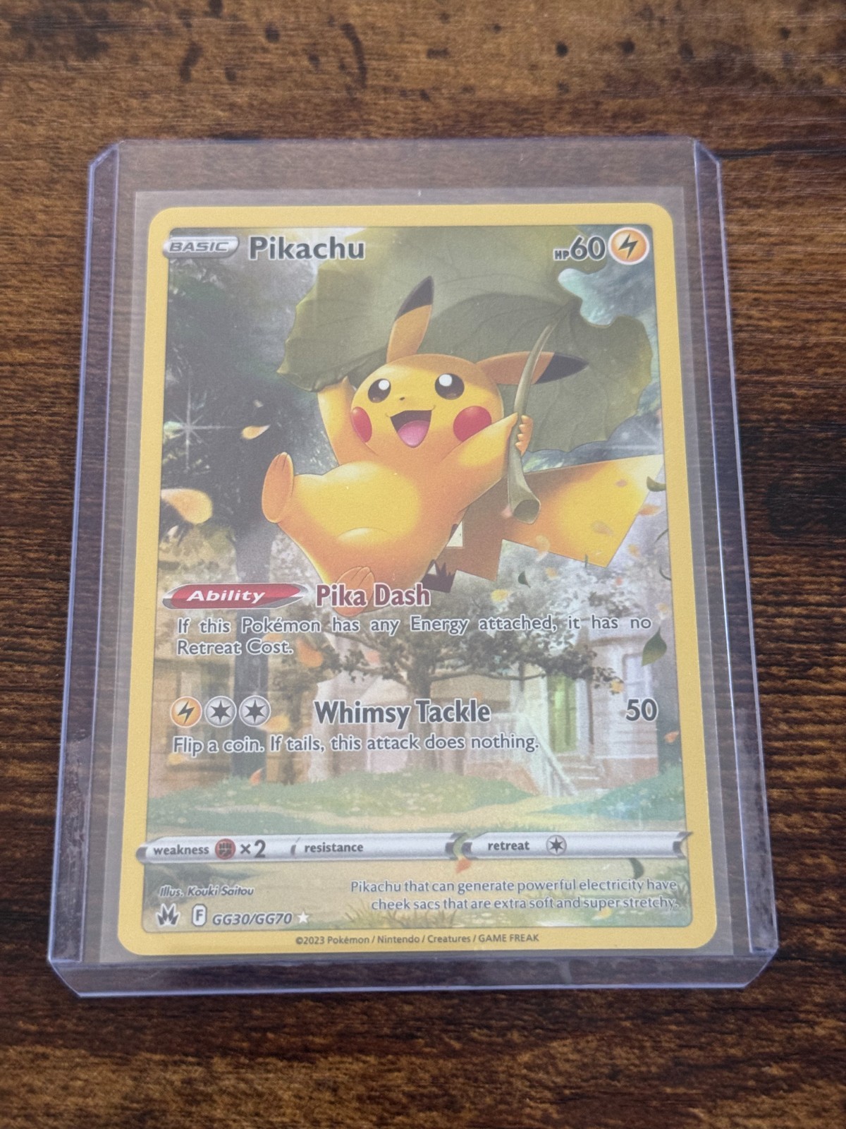 Pikachu GG30/GG70 Crown Zenith: Galarian Gallery Ultra Rare Pokemon Card