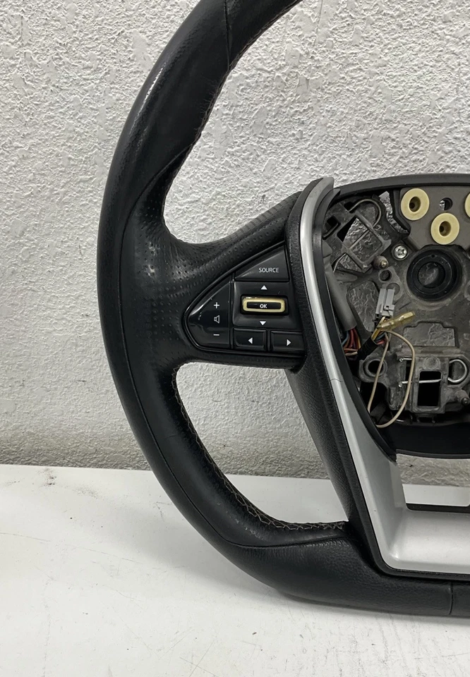 Руль 2016 Nissan Maxima черный кожаный 484304RH1A от оригинального производителя - Изображение 3 из 4