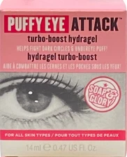 Soap & Glory Puffy Eye Attack Turbo-Boost Eye Hydragel 14ml (0.47 Fl. Oz) *NEW*