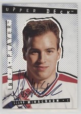 1994-95 Upper Deck Be a Player Signatures Shawn McEachern #101 Auto 0q4