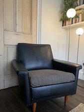 Mid-century Vinyl Armchair