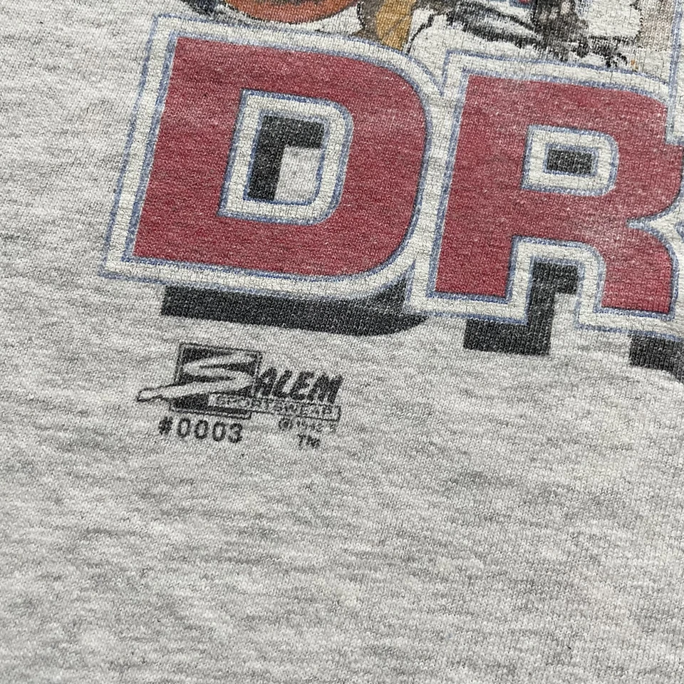 Camisa de baloncesto vintage Dream Team USA para hombre grande gris caricatura Salem años 90 Foto 3 de 4