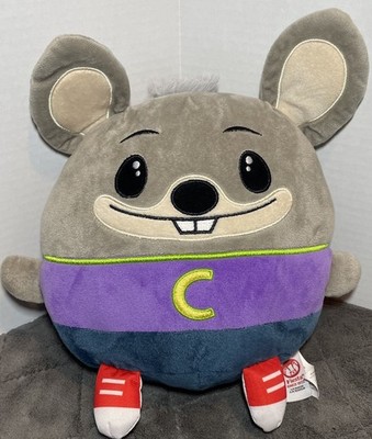Chuck E. Cheese Plush Fiesta Gumballs Pizza Mascot Toy Rat Mouse 8''