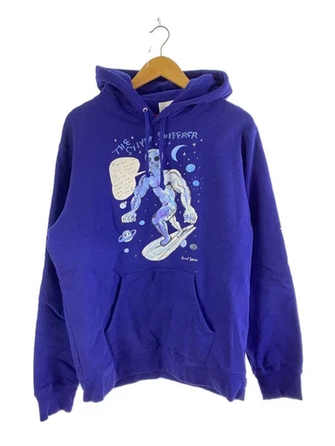 Sweat à capuche Supreme L coton imprimé marine occasion