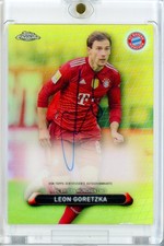 2021-22 Topps Bayern Munchen Chrome Set LEON GORETZKA Yellow AUTO Autograph /20