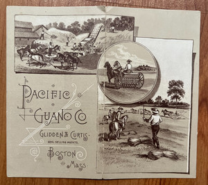 vintage advertising brochure Pacific Guano Co.