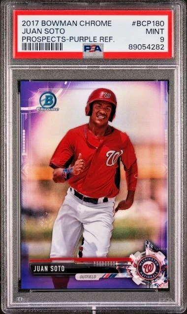 スポーツ選手 MLB 2017 JUAN SOTO CHROME ref Juan Soto Baseball 2017 Season Sports Trading Cards & Accessories