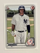 2020 Bowman Jasson Dominguez 1st Bowman Paper New York Yankees RC #BP-8 💥💥💥