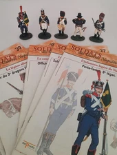 Lot Of 5 Delprado Lead Soldiers Napoleonic Wars #13