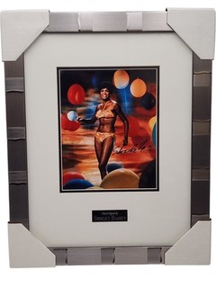 Shirley Bassey Hand Signed Framed Photo Certificate of Authenticity Included