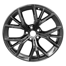 95153 Reconditioned OEM Front Aluminum Wheel 19x8 Gloss Black Painted