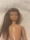 Cute Vintage 1960s Mattel Brunette Skipper Barbie Doll Nude TLC Blue Eyes