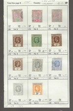 LEEWARD ISLANDS...Sc #1/136...M & U...1890/1954...11 Diff...SCV $17.35