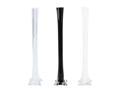 Eiffel Tower Vases  - 3 Colors - Wedding Centerpiece 6 Sizes (12 Pack)